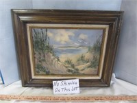 Markowski Framed Origina Oil Seascape On Canvas
