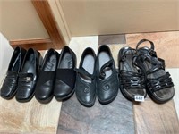4 PAIRS OF SHOES ONE PAIR SANDALS SZ. 8