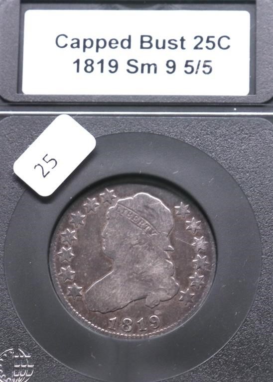 White Marble Coin Auction