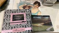 Scrapbook, listening to the land book, antique