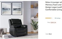 Relax A Lounger Leather Reclining