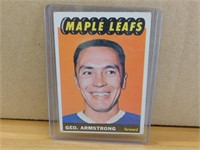 1965-66 George Armstrong Hockey Card