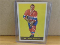 1960-61 Jean Beliveau Hockey Card
