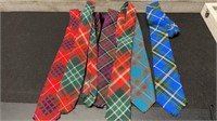 6 Vintage Wool Ties