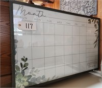 Dry Erase Wall Calendar