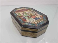 Vintage Kashmiri Paper Mache Painted Box