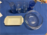 Used Baking dishes and Pepsi/Dr Pepper glasses