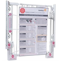 Safety 1st Ready to Install Baby Gate (White),