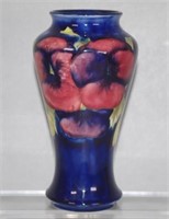 William Moorcroft pansy vase