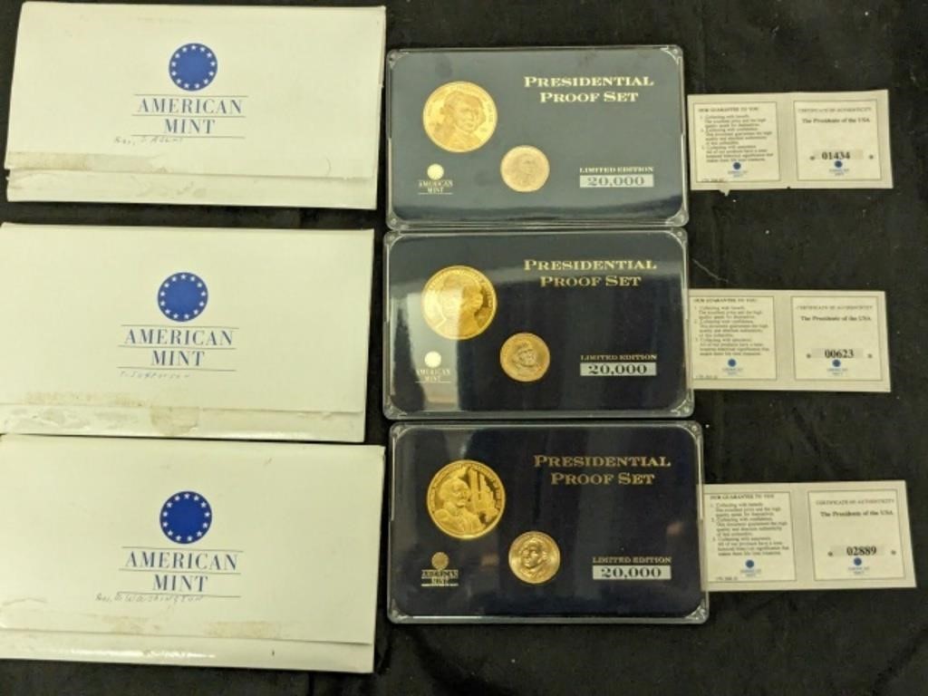AMERICAN MINT PRESIDENTIAL COIN AND MEDAL