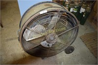 Large working fan and metal cabinet