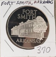 Fort Smith Arkansas Sterling Medal
