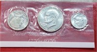 1976S 3 Piece Silver Uncirculated Set