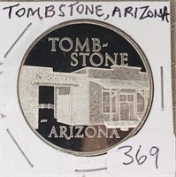 Tombstone Arizona Sterling Medal