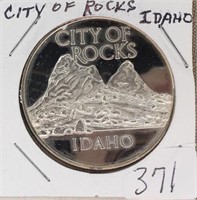 City of Rocks Idaho Sterling Medal