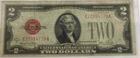 United States Of America Two Dollars, Red Seal