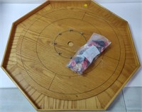 Crokinole Board w/ Pieces