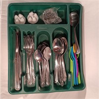 Assorted utensils and kitchen ware