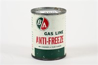 B-A GAS LINE ANTI-FREEZE 4 OZ CAN