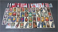 68pc 1973 Wacky Packages Sticker Cards+