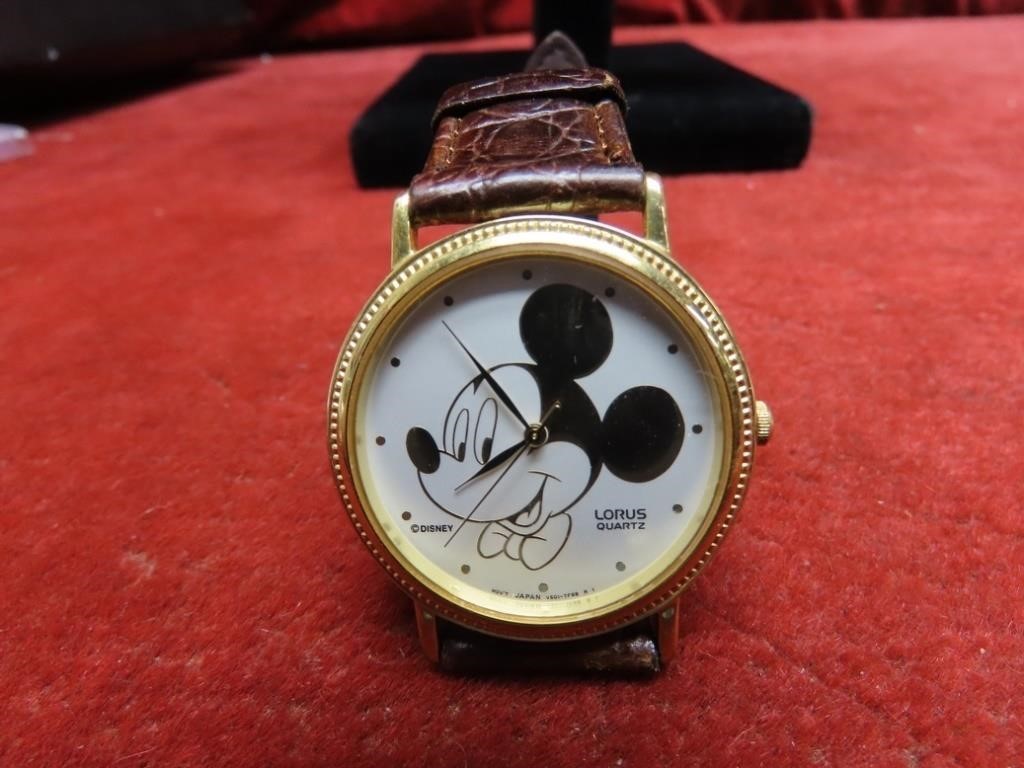 Lorus Mickey Mouse wristwatch.