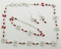 Matching Necklace, Bracelet, & Earring Set