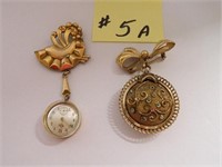 Lipton Pendant Watch with Gold Filled Case and