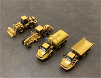 Set of Four Norscot Caterpillar Highway Equipment