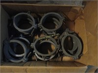 (19) Pipe Grounding Clamps 3-1/4 X 8-4