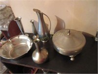 Royal Holland pewter grouping