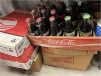 5 Cartons Crates Collectible Coke & Other Bottles