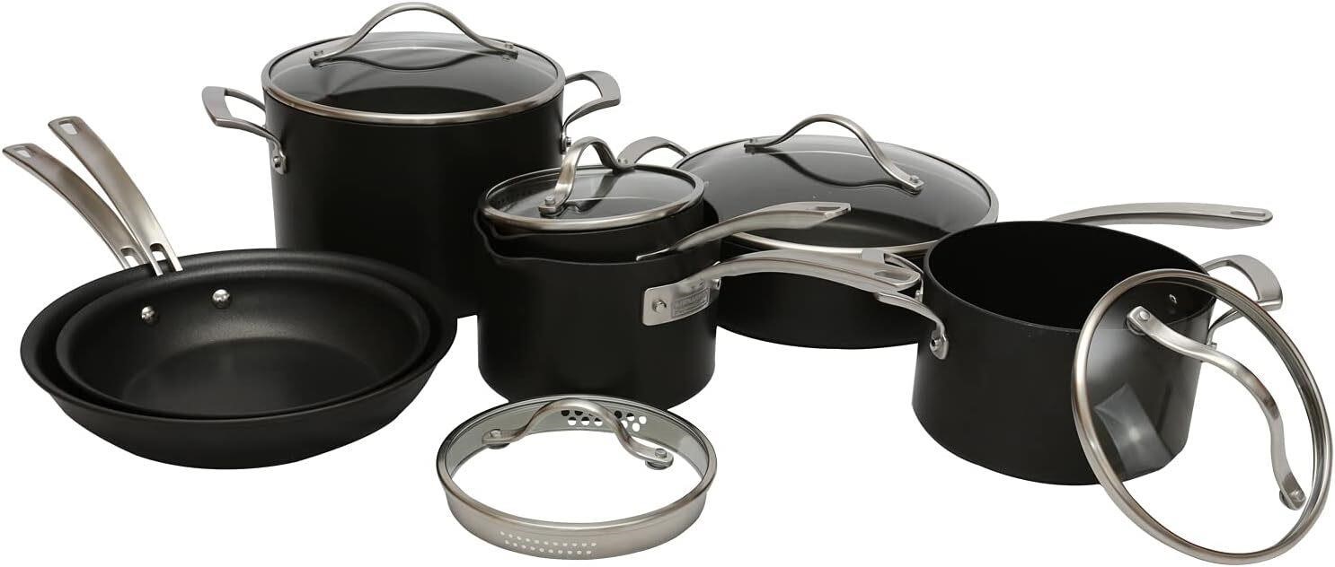 Kirkland Sig 12-pc Hard Anodized Cookware Set