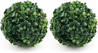 AUEAR  Artificial Boxwood Topiary Plant Balls Deco