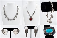 Collection of Sterling Silver Jewelry, 8