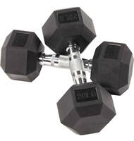 Hex Dumbbell Weight Set(20lb) ×2