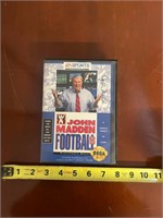 SEGA JOHN MADDEN 93 FOOTBALL GAME CARTRIDGE