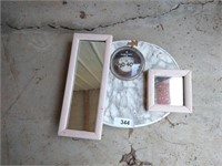 Bathroom Scales & Wall Mirror