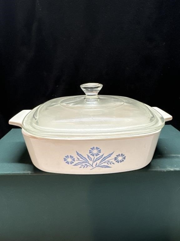 Corning Ware One Quart Cornflower Casserole with