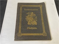 1911 German Confirmation and Memory Book