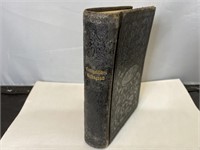 1890 Antique German Music Book Solid Spine