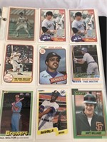 Binder of Cards - 1970s & 1980s