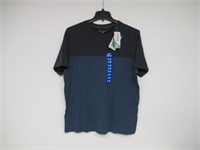 Cloudveil Men's LG Crewneck T-shirt, Blue Large