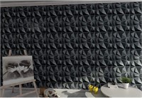 Art3d 3D Paneling Textured 3D Wall Design, Black