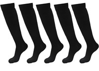 (new)Size:L/XL, 5 Pairs Sport Compression Socks