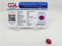 6.87 ct Ruby Gemstone