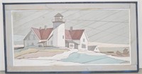 Painted Pine Lighthouse Picture