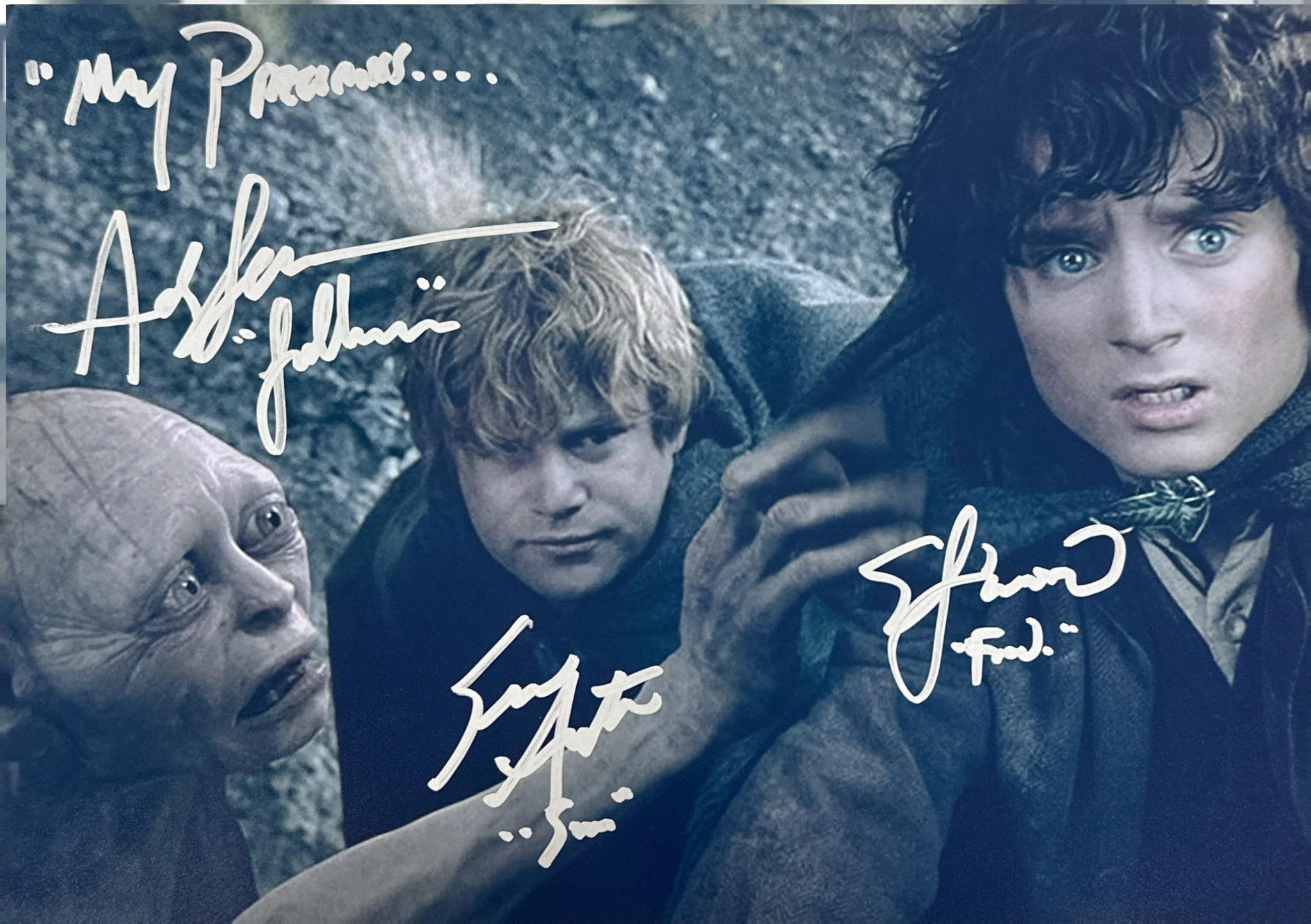 Autograph COA Lord of the Rings Photo