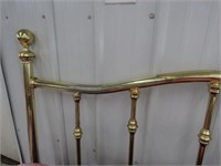 Brass Finish Headboard Only