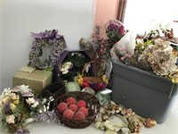 lot of fake flowers and related