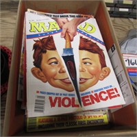 BOX OF  MAD MAGAZINES